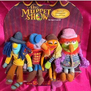 Muppets Dr. Teeth & The Electric Mayhem Plush Set – New on Card, Rare